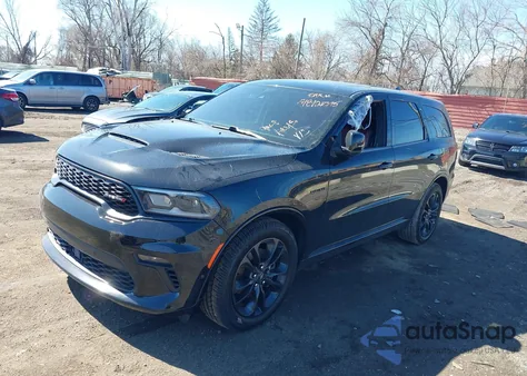 2021 Dodge Durango R/T Awd из США, поврежденный, VIN 1C4SDJCT1MC845176